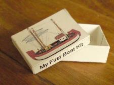 Schachtel (leer) "My first boat kit"