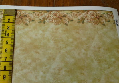 Tapete (Rose Damask - Red - Marble)