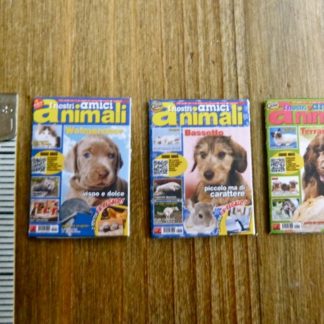 3 italien. Hundezeitschriften (Attrappen)