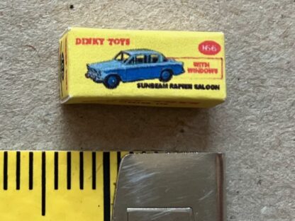 Schachtel (Dinky Toys Sunbeam Rapier Saloon, 50er Jahre, Attr.). - Image 2