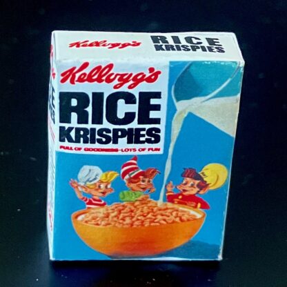 Schachtel (Rice Krispies, 1984). Handarbeit/England.