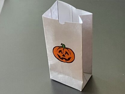 Halloween-Einkaufstüte (gross). Papier.