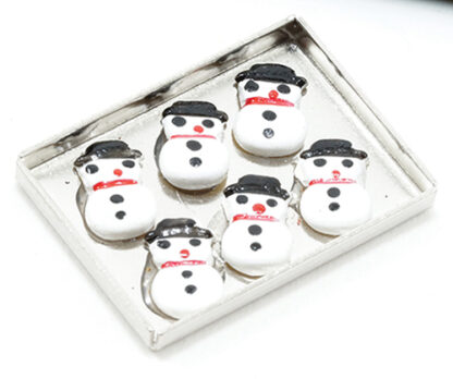 Lebkuchen-Schneemänner auf Blech. Handarbeit. (Kopie) - Image 2