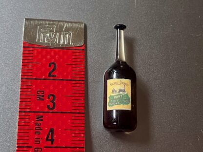 Flasche (Port, Rocket Brand). Glas/Papier. Handarbeit/Engl. - Image 2