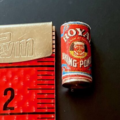 Dose Backpulver (Royal Baking Powder). Metall/Papier. - Image 2