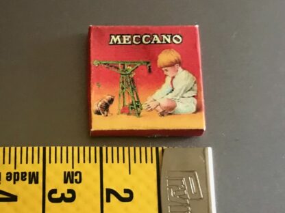 Schachtel (leer, Meccano Kran quadr., 50er Jahre). - Image 2