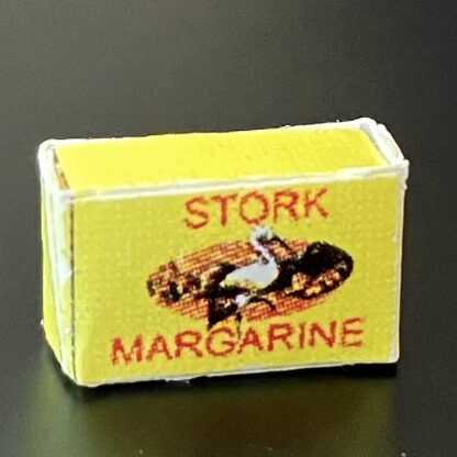 Margarine (Stork, Attrappe). Handarbeit/England.