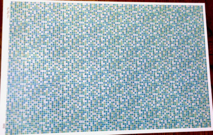 Boden-/Wandtapete (Mosaic Tile Blue/Green). - Image 3