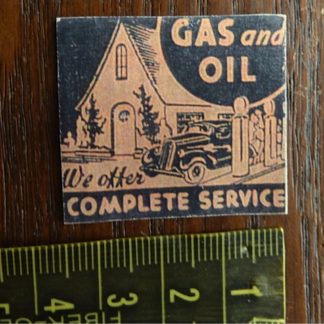 Reklame-Poster (Gas and Oil).