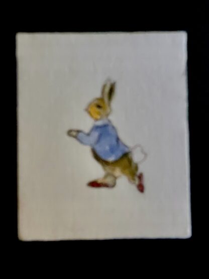 Bild (Peter Rabbit, Beatrix Potter). Handgemalt/Engl. Ungerahmt. - Image 3