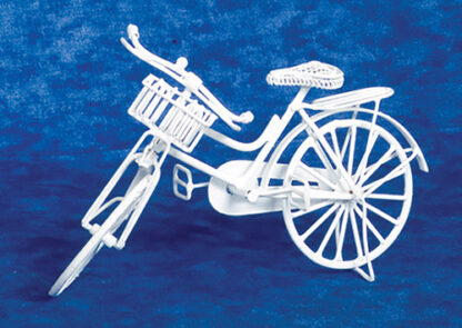 Fahrrad (weiss). Metall. - Image 3