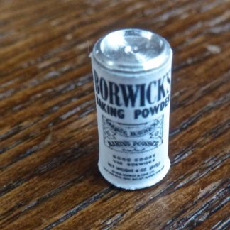 Dose Backpulver (Borwick's Baking Powder). Metall/Papier.