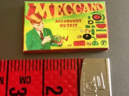 Schachtel (leer, Meccano Accessory, 50er Jahre). - Image 2