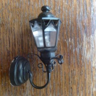 LED-Kutscherlampe (Aussenlampe). Metall schwarz.