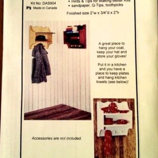 Bausatz Garderobe. Holz. Reduziert.