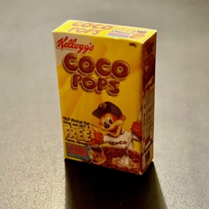 Schachtel (Coco Pops, 1960er Jahre). Handarbeit/England.