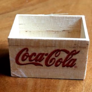 Holzkistchen (Coca Cola). Handarbeit/Italien.