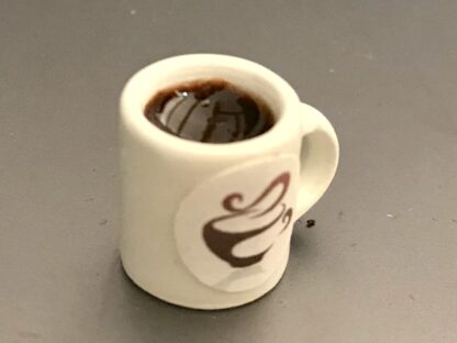 Kaffeetasse (gefüllt, mittel). Kunststoff.