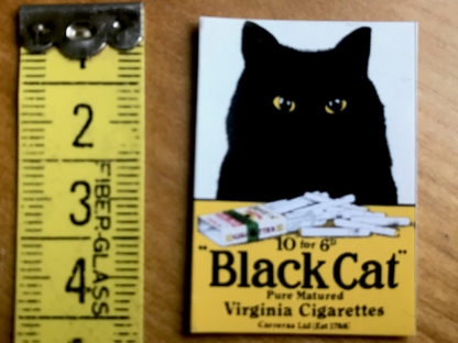 Plakat (Black Cat Zigaretten). Papier.