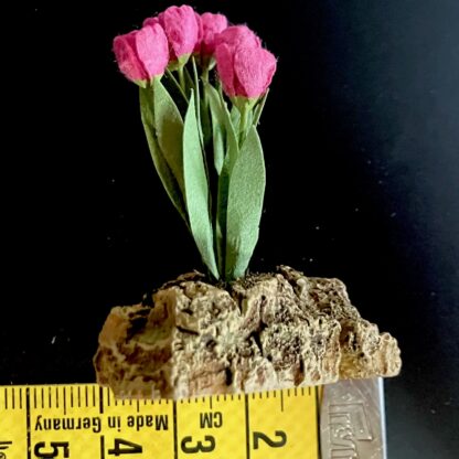 Tulpen (pink) auf Felsen. Handarbeit. - Image 3