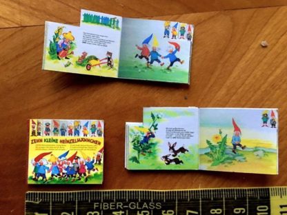 Kinderbuch gross "Zehn kleine Heinzelmännchen". Handarb./D