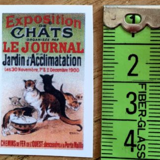 Plakat (Exposition de Chats). Papier.