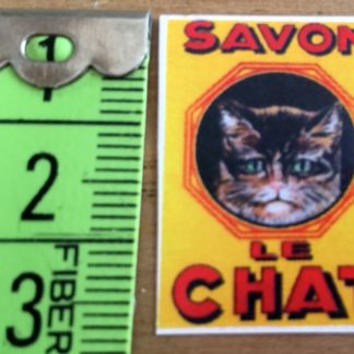 Plakat (Savon Le Chat). Papier.