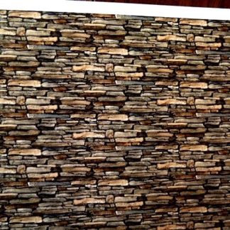 Tapete (Rustic Rock - brown/grey).