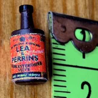 Flasche Worcestershire-Sauce (Lea & Perrins, 1930)