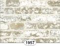 Tapete (Backstein, Distressed Brick - White)