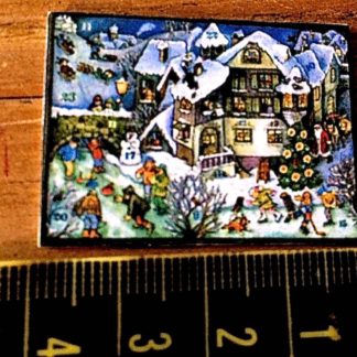 Adventskalender (Winterspiele). Attrappe.