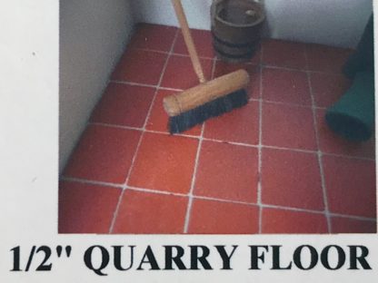 Tonplatten quadratisch ( Quarry Floor Tiles, 100 Stück).