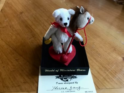 Teddy mit Steckenpferd (Gid'Yup) mit Zertifikat. Sign. Lim. Aufl. - Image 2