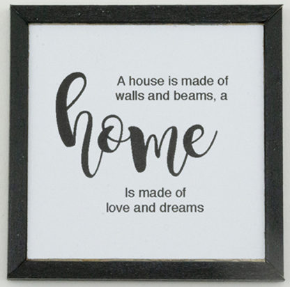 Bild (A house is made of walls and beams, a home is made of love and dreams). - Image 2