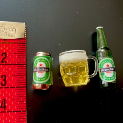 Bier-Set (Heineken). Kunststoff, Papier, Metall. - Image 2