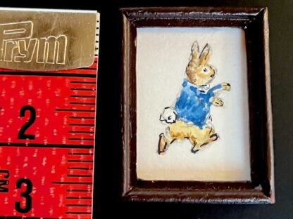 Bild (Peter Rabbit). Handgemalt/Schweiz. - Image 2