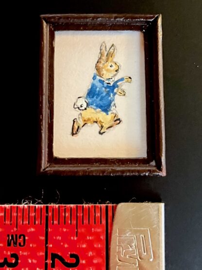 Bild (Peter Rabbit). Handgemalt/Schweiz. - Image 3