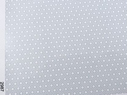 Boden-/Wandtapete (Fliesen, Retro Hex Tiles Blue). - Image 3