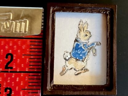 Bild (Peter Rabbit). Handgemalt/Schweiz. - Image 2