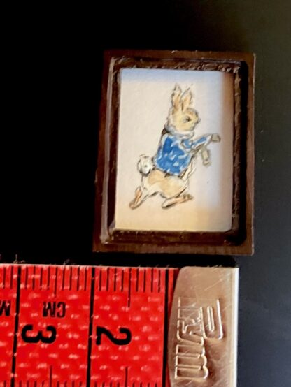 Bild (Peter Rabbit). Handgemalt/Schweiz. - Image 3