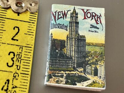 Miniaturbuch "New York 1924". Handarbeit/Deutschland.