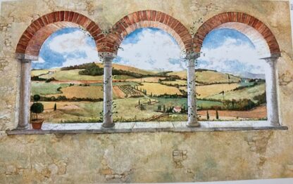 Tapete Wandbild (Tuscan View).