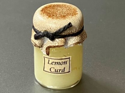 Glas klein (Lemon Curd, Zitronencreme). Handarbeit/England.