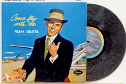 Schallplatte mit Hülle (Frank Sinatra). Attr.