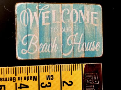 Schild (Welcome to our Beach House). Handarbeit/Frankreich. - Image 2