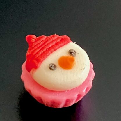 Cupcake (Schneemann). Handarbeit.