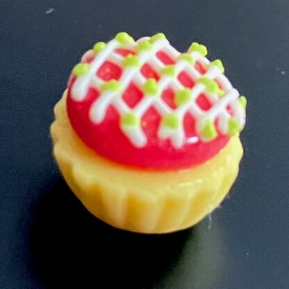 Weihnachts-Cupcake (Gitter). Handarbeit.