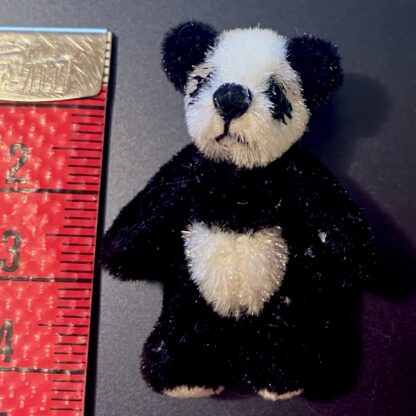 Miniaturteddy (Panda, Plüsch). Handarbeit. - Image 2