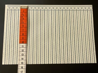 Tapete (Regency Stripe, blue). 1 : 24. Qualitätspapier. - Image 3