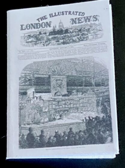 Zeitung "London Illustrated News" (1865, Repro).